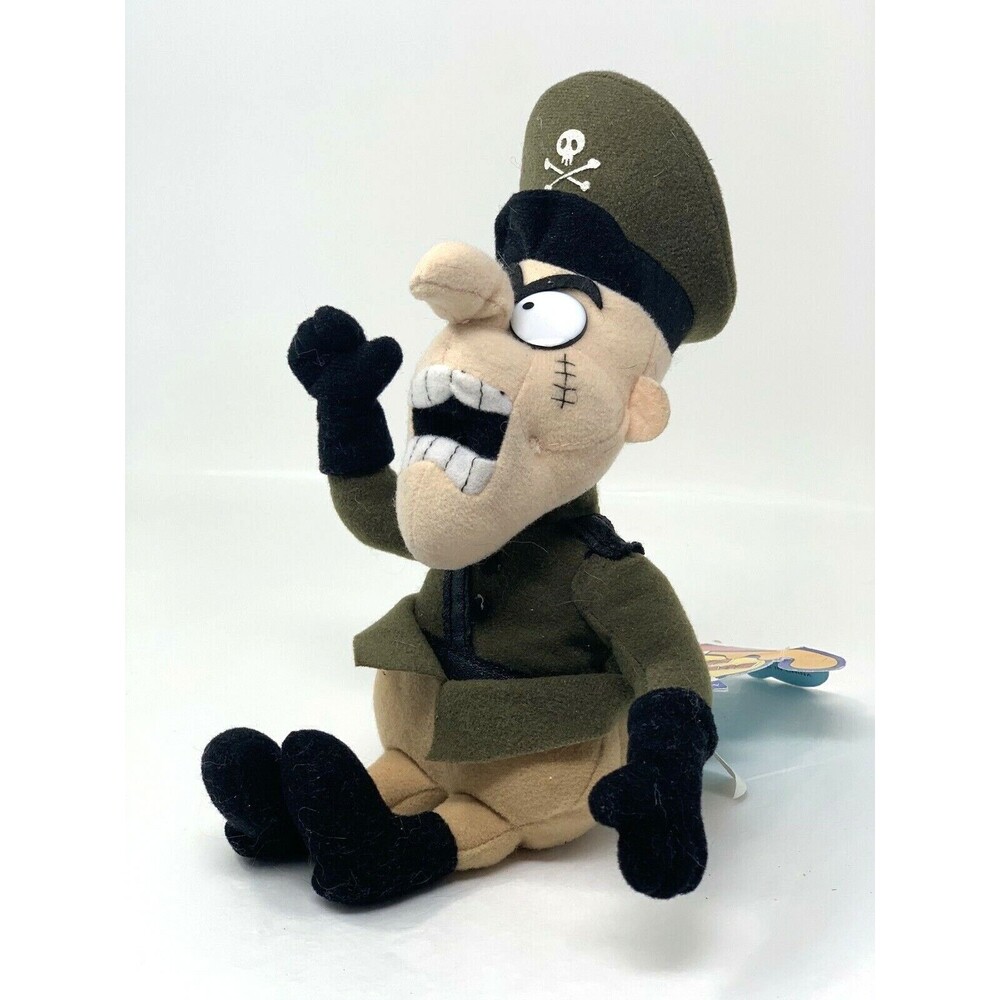 Rocky & Bullwinkle Plush Fearless Leader CVS Stuffins Vintage 2000 Soldier Toy